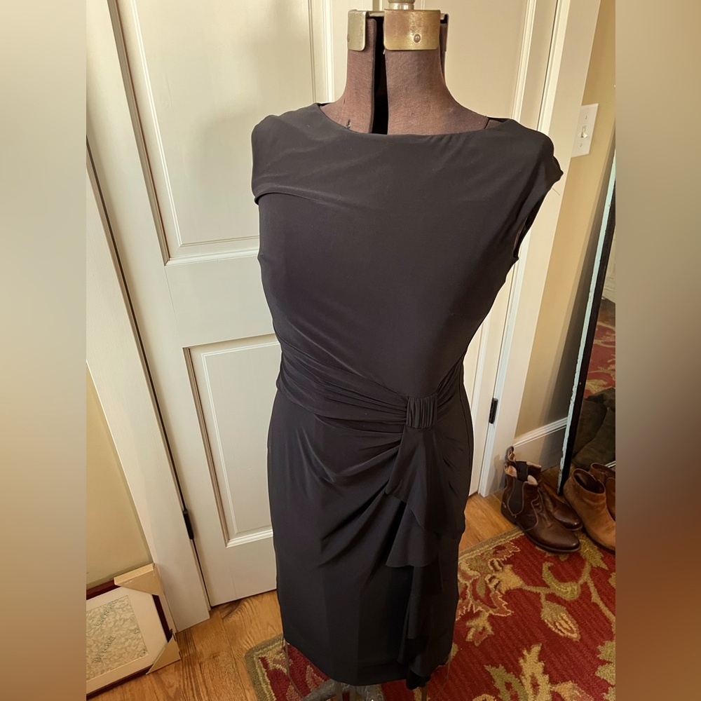 Chaps LBD pull on Midi dress